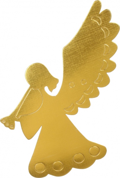 Гирлянда 9 ангелов из картона в ассортименте 3 м 