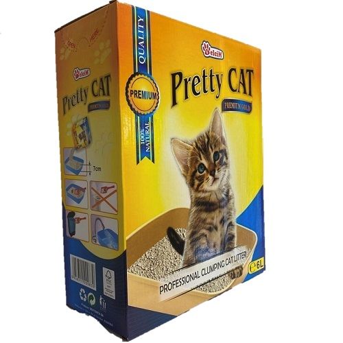 Наполнитель бентонитовый PrettyCat Premium Gold без аромата 6 л