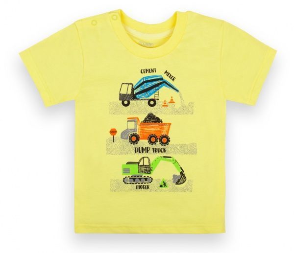 Футболка для хлопчиків GABBI FT-21-4-1/1 р.80 жовтий 