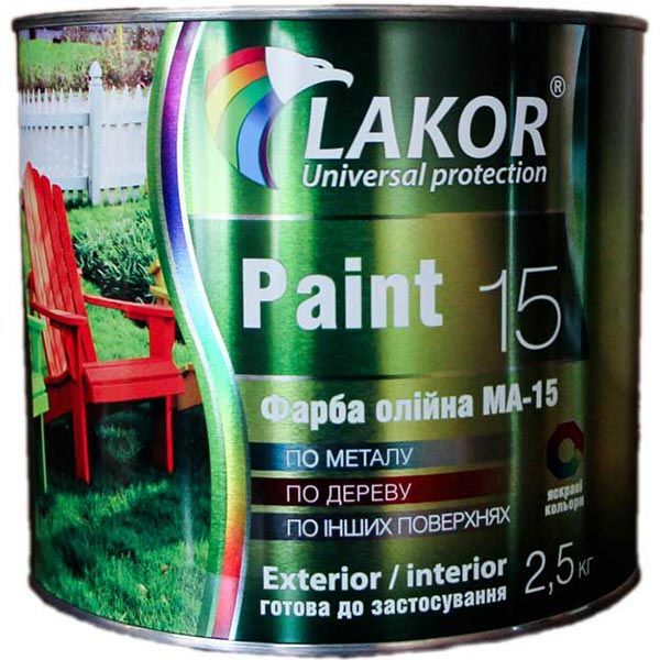 Емаль Lakor МА-15 бежева 2.5 кг