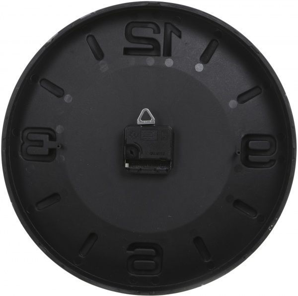 Годинник настінний Чорні цифри 33,5см 10052A