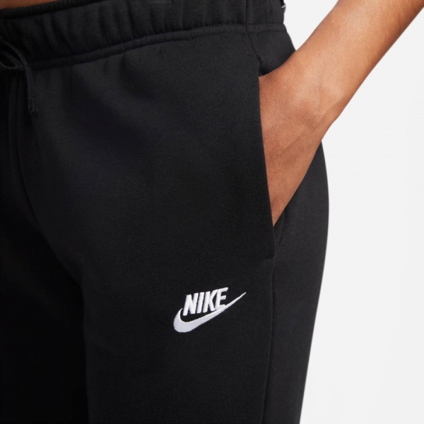 Брюки Nike W NSW CLUB FLC MR PANT STD DQ5191-010 р. L черный