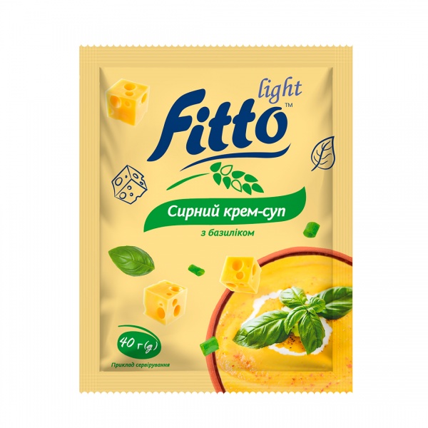 Крем-суп Fitto Light Сырный с базиликом 
