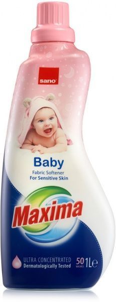 Кондиціонер для білизни Sano суперконцентрований парфумований Baby 1 л