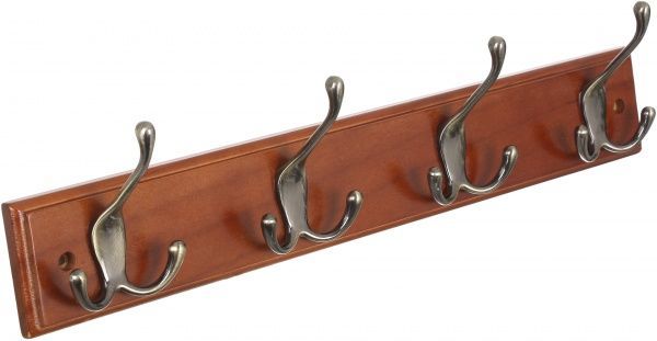 Вешалка для одежды IV тип 1+2 бронза/орех