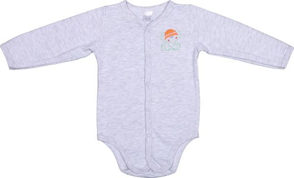 Боди детское для мальчика Татошка р.86 серый меланж м14251смл 