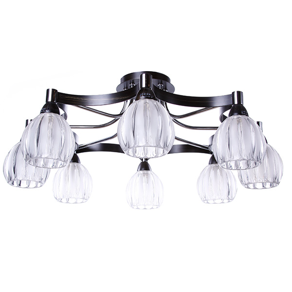 Люстра Altalusse INL-9246C-08 хром/венге