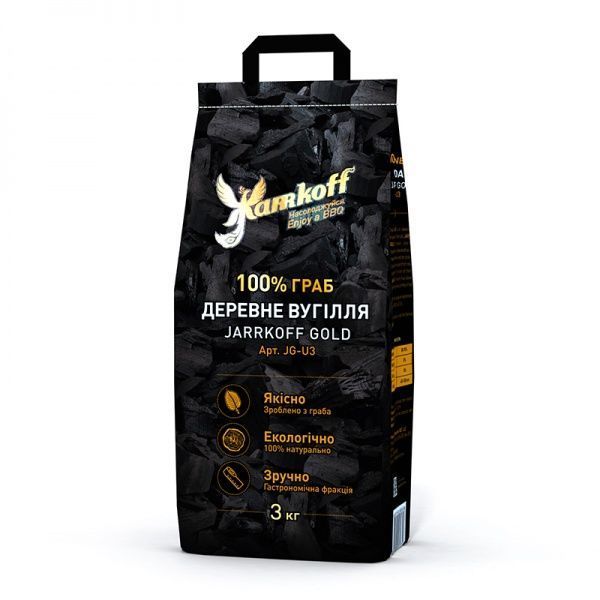 Уголь древесный Jarrkoff Gold 3 кг