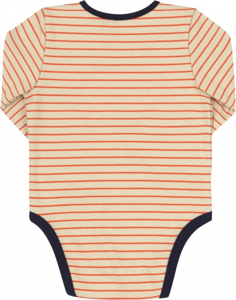 Боді унісекс Bembi БД201 р.80 білий із червоним 1201701135.L12 