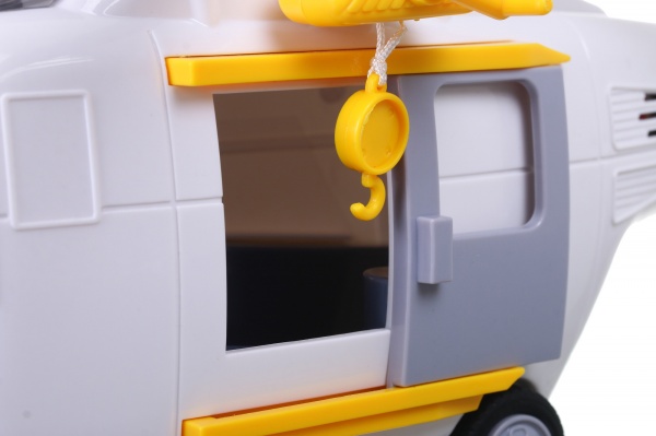 Игровой набор Shantou Пожежний вертоліт-гараж зі звуковими ефектами OTB0581802