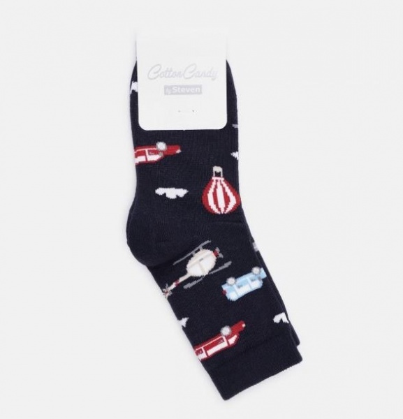 Носки детские для мальчиков Steven 14369 р. 26-28 темно-синий 