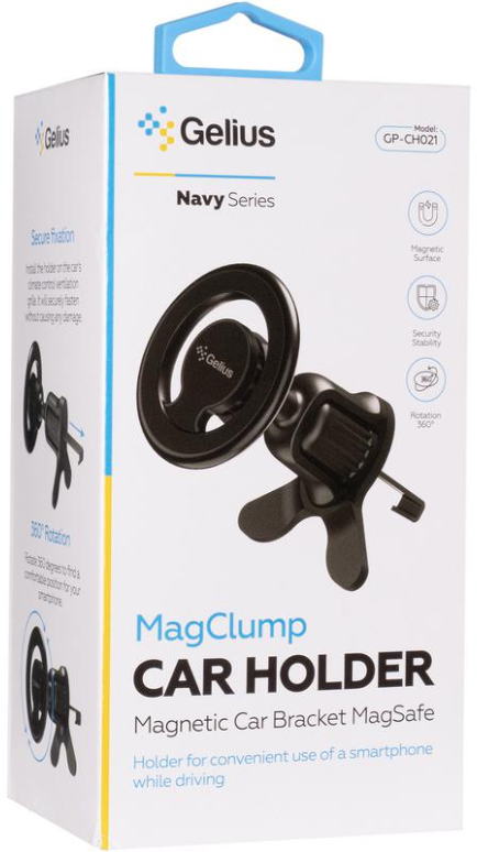 Автодержатель Gelius MagClump GP-CH021 Magnetic черный