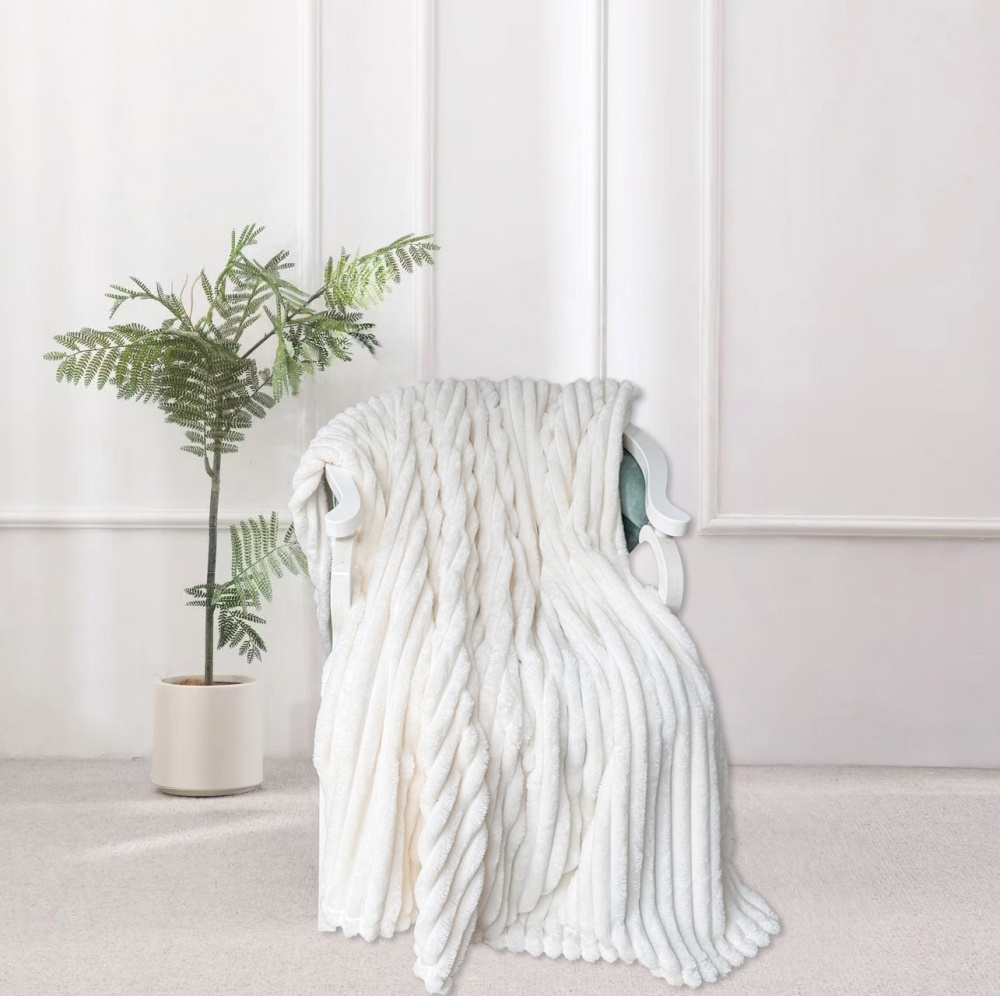 Плед Velvia 200x220 см айворі La Nuit