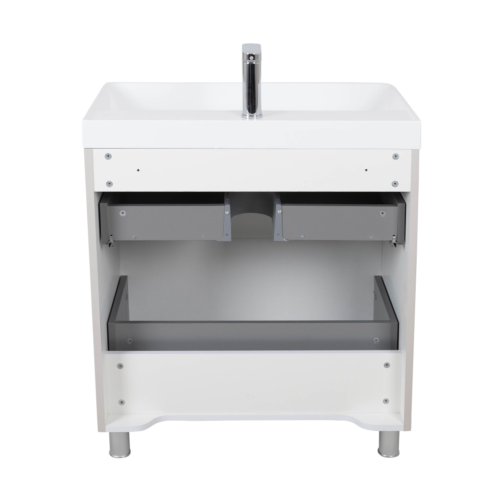 Тумба підлогова Aqua Rodos Vista кашемір зумивальникомDeep 75см