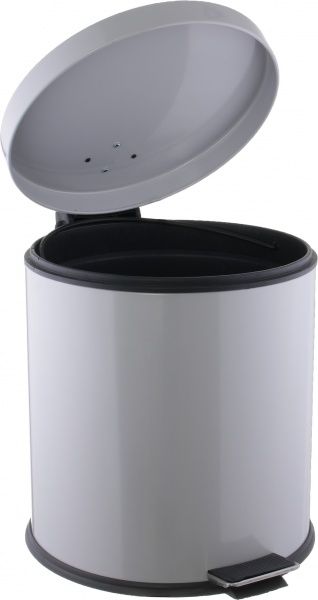 Відро для сміття EforMetal з педаллю 20 л світло-сірий 817 colored
