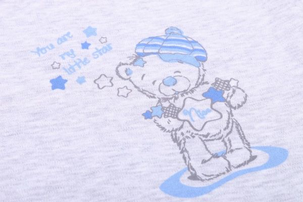 Кофта унісекс Фламінго 157-212 р.68 сірий 