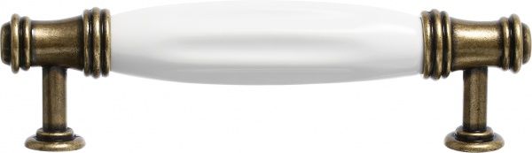 Меблева ручка D-1018-92 92 мм білий/білий MVM D-1018-92 MAB