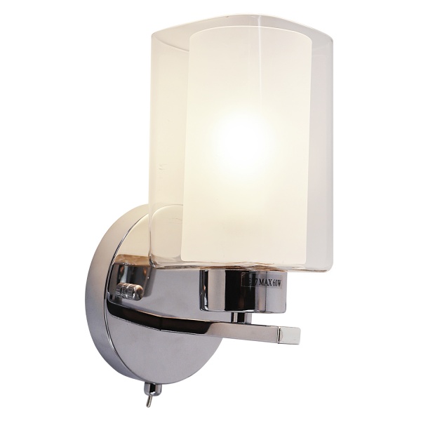 Бра Victoria Lighting 1x60 Вт E27 хром Artur/AP1 chrome 