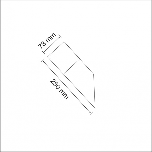 Светильник уличный настенный Polux New York E27 IP44 графит 
