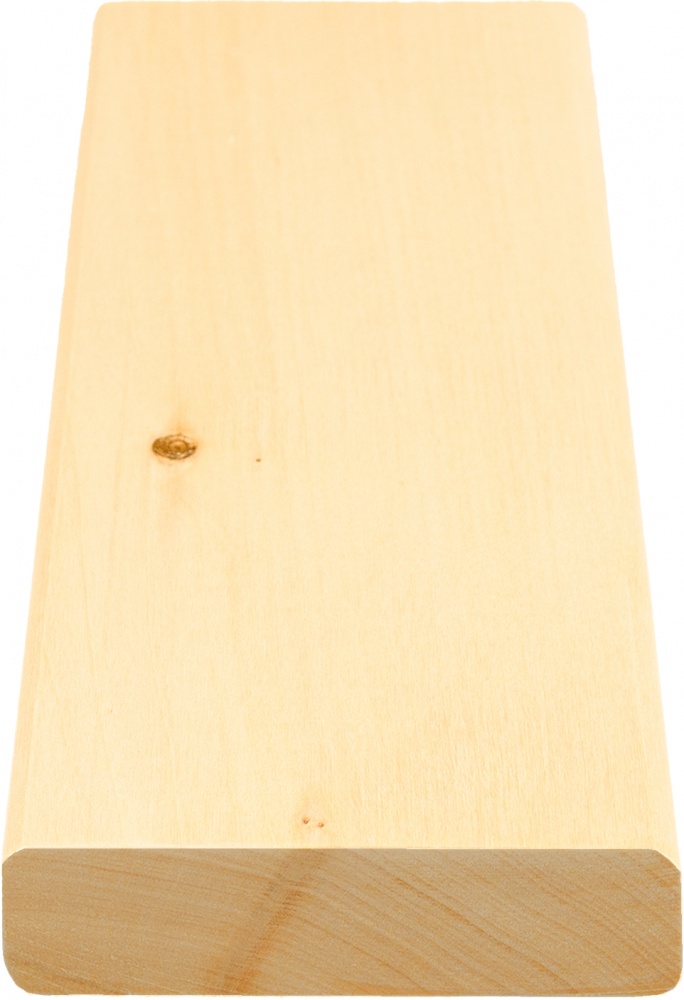 Брус лавочный Woodprofile цельные конструкция 24х90х2400 мм липа