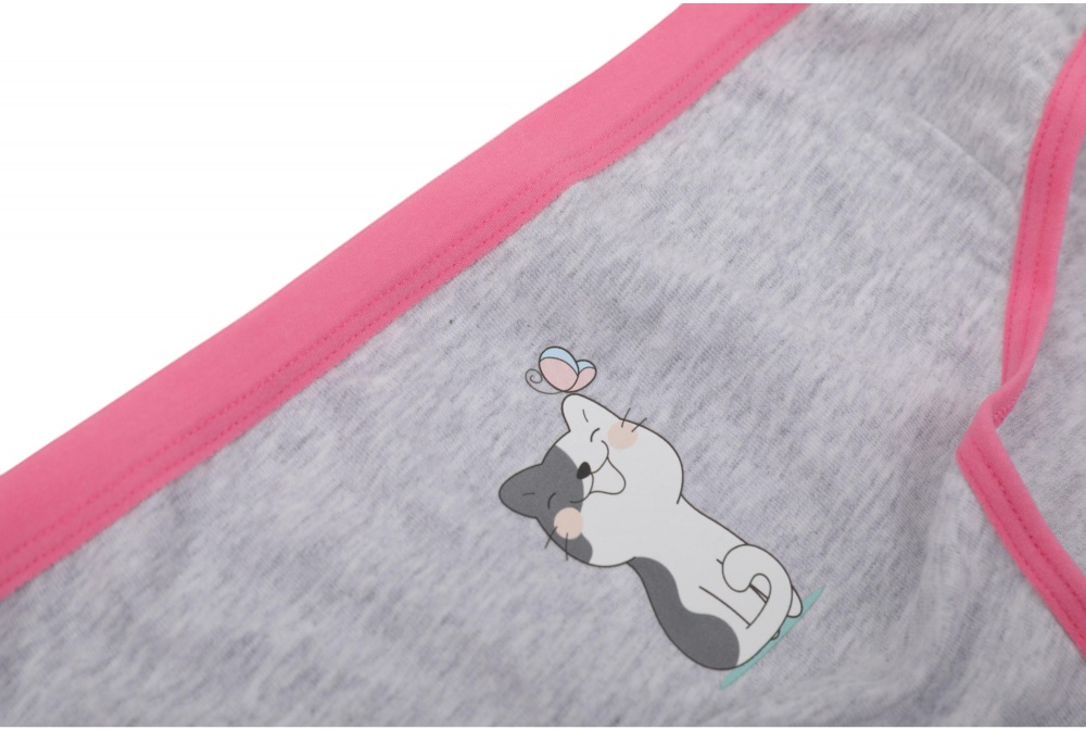 Набор трусов для девочек HW р.146-152 голубой/меланж A5-B5