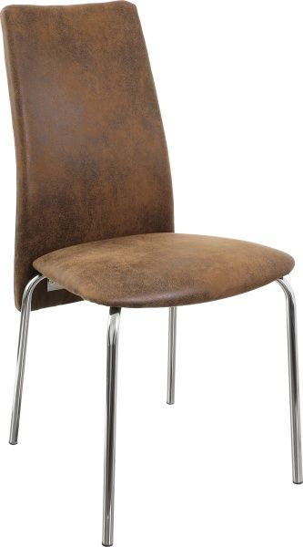 Стул Nowy Styl Muza Chrome (BOX-2) (CH) Gobi-02 рыжий 