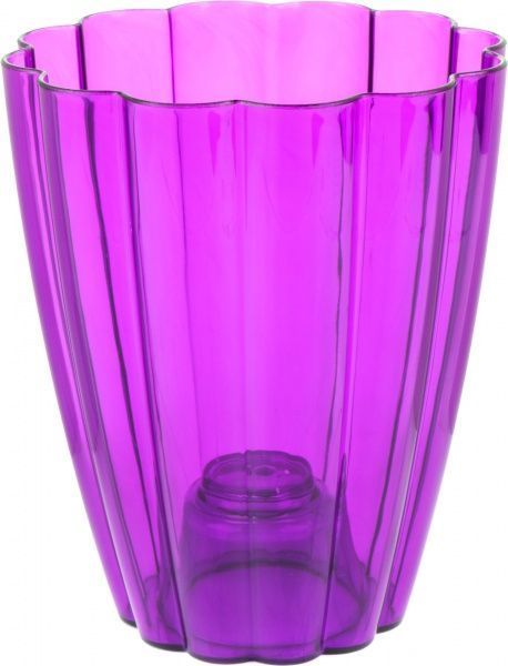 Кашпо для орхідей Ромашка фігурний 1,5л фіолетовий 