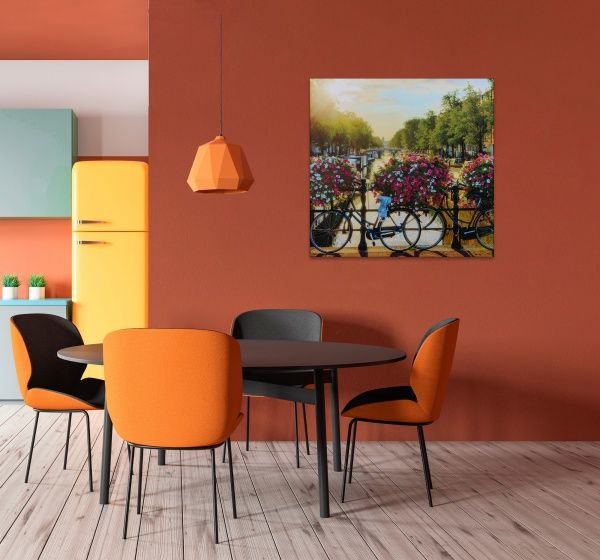 Репродукция Amsterdam2 80x80 см 