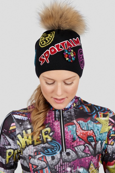 Шапка Sportalm Fleckerl 905921969-59 р.OS чорний