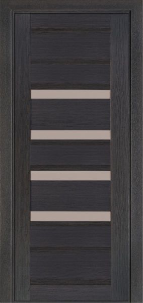 Дверное полотно Dverona Барселона ПГ 800 мм венге 
