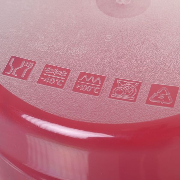 Контейнер для хранения 500 мл красный Flamberg