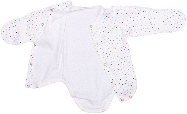 Боди детское Маленькие люди 1004-125 р.50 белый с рисунком 