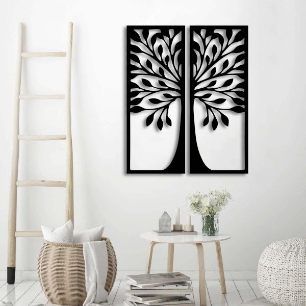 Панно Дерево диптих PN071 43x34 см 