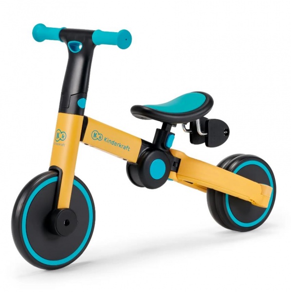Велосипед детский Kinderkraft 3 в 1 4TRIKE Primrose Yellow желтый KR4TRI00YEL0000 