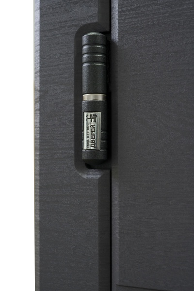 Двері вхідні Міністерство дверей КС (квартира) дуб грифель / пломбір горизонт 2050х860 мм ліві