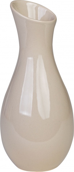 Ваза керамическая Eterna 101-18 18 см бежевая 