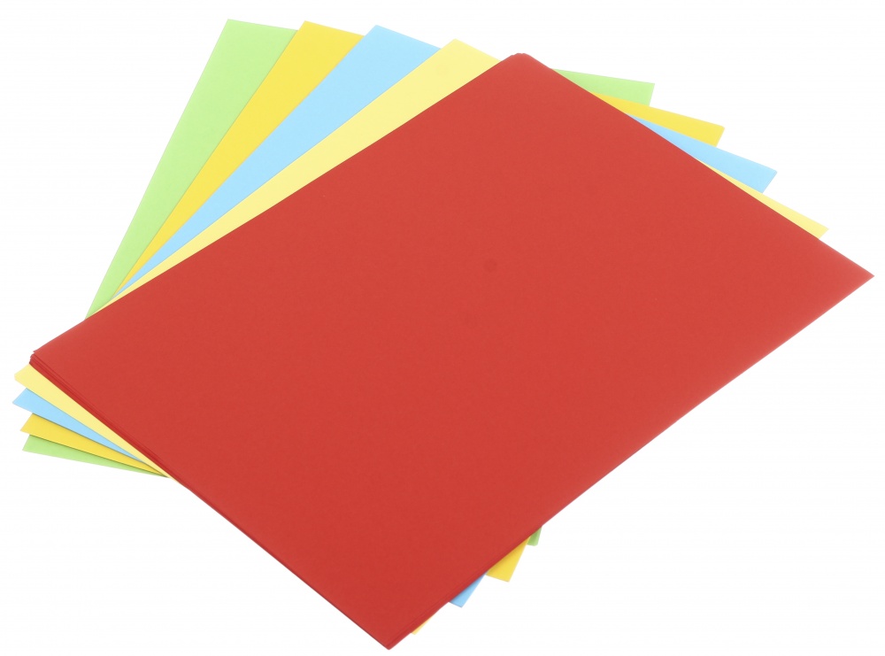 Бумага офисная цветная UP! (Underprice) A4 80 г/м микс интенсив 50 листов