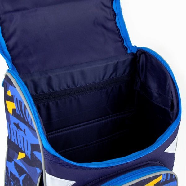 Рюкзак школьный GoPack Education каркасный 5001-15 Shark 44601