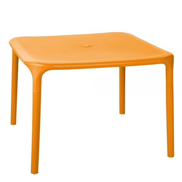 Детский стол Алеана квадратный Альф светло-оранжевый