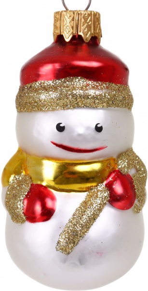 Декорация новогодняя Формовая игрушка в ассортименте 7 см 