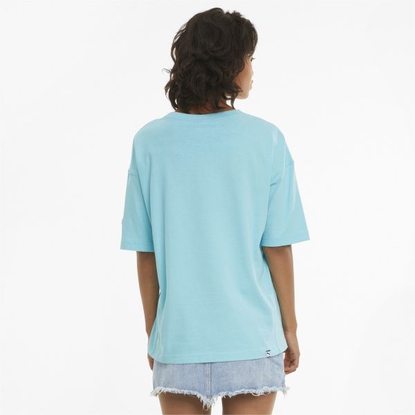 Футболка Puma Downtown Graphic Tee 53024449 S блакитний