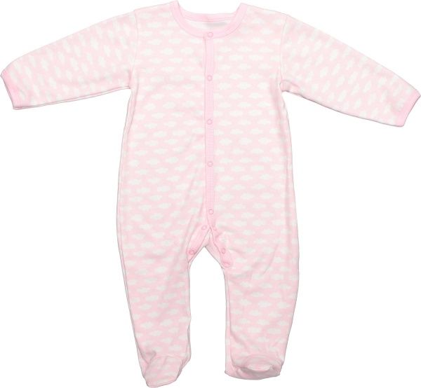 Комбинезон детский для девочки Маленькие люди тучки 9101-110 р.74 розовый 