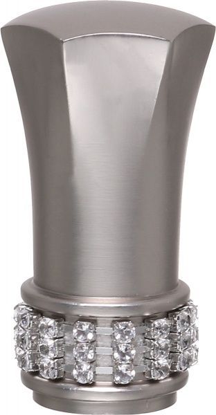 Наконечник Cardinal Плутон наборной d16 мм сатин никель 