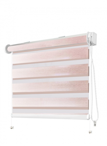 Ролета день-ночь Rollotex День-Ніч струна BH 81 65x150 см кремово-серебристая 