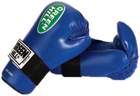 Перчатки для кикбоксинга Green Hill р. L SCG-2048A синий