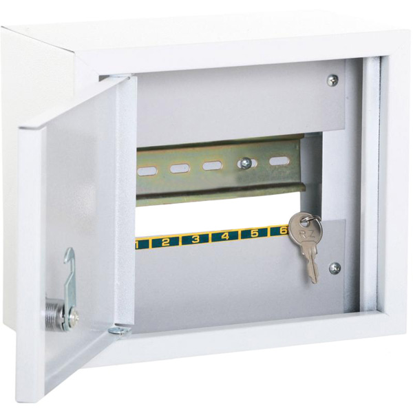 Щиток распределительный 6-модульный  E.next ШМР-А-6-З (e.mbox.stand.n.06.z) s0100019