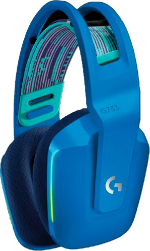Наушники Logitech blue (981-000943) Lightspeed Wireless RGB Gaming Headset G733 