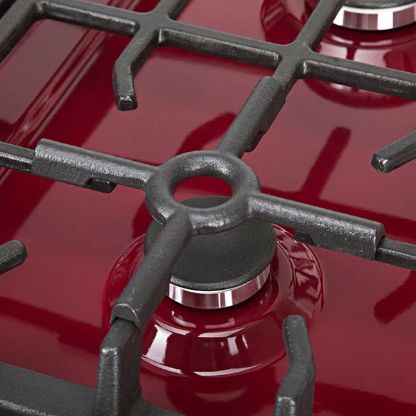 Варильна газова поверхня Pyramida PF 640 STEB-E/B Burgundy