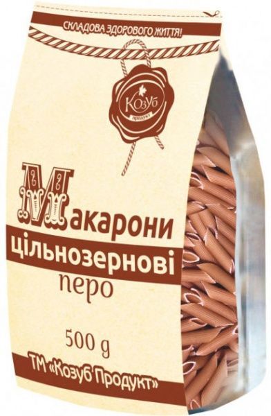 МакарониТМ Козуб Продукт цільнозернові Перо 500 г