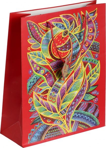 Пакет паперовий Чарівна птаха 23x18x10